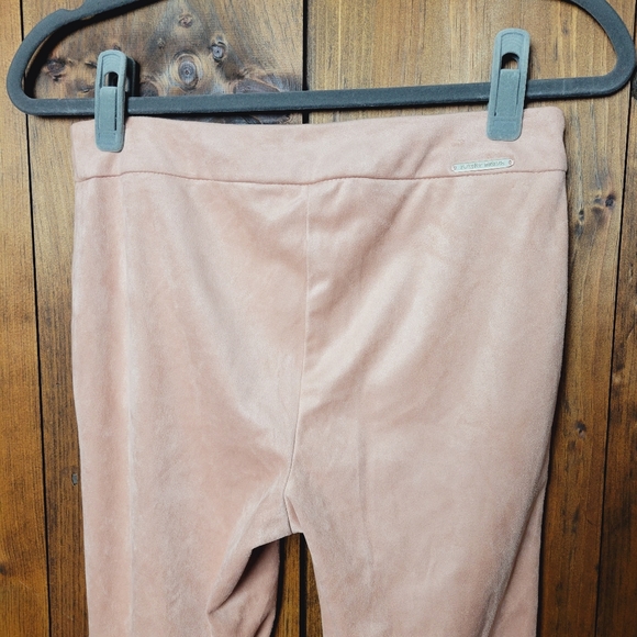 NWT Dusty Pink Vegan Microsuede Leggings - Picture 7 of 15